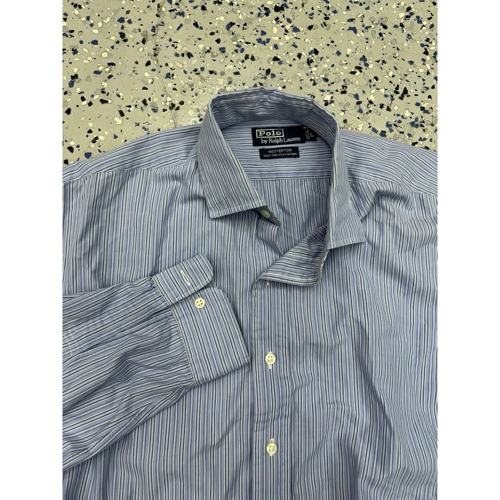Ralph Lauren Shirt Men's Multicolor Pony Button Down‎ Plaid Size L